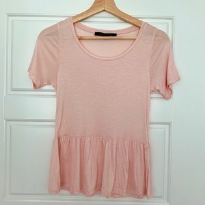 French Connection Peplum T-Shirt